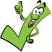 green checkmark
